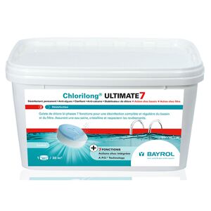 Bayrol Ultimate 7 Bayrol - chlore lent multiactions Quantité - Seau de 10,2 kg