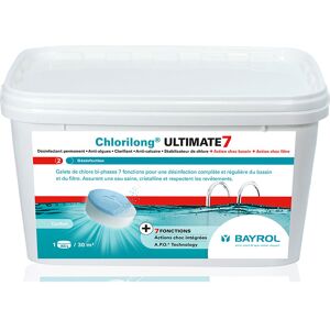 Ultimate 7 Bayrol - chlore lent multiactions Quantité - Seau de 10,2 kg - Publicité