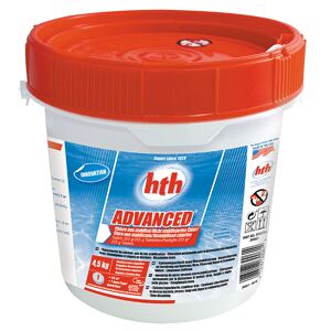 HTH Advanced - Chlore non stabilise a diffusion lente Quantite - 18 kg (2 seaux de 9 kg)