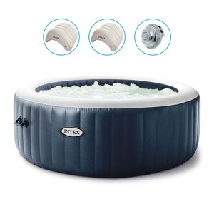 Intex Spa Intex Pure Spa Blue Navy bulles 4 places luxe