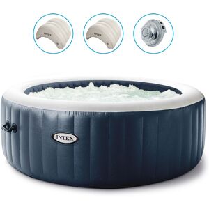 Spa Intex Pure Spa Blue Navy bulles 4 places luxe