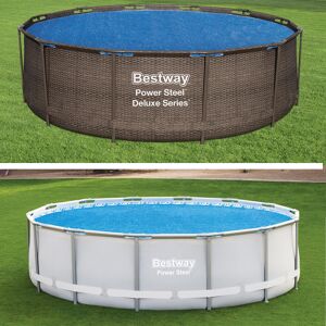 Bestway Bâche à bulles pour piscine Bestway ronde Modèle - Piscine diamètre 4,27m à 4,57m