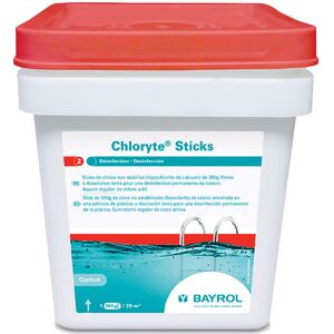 Chloryte Stick Bayrol - chlore lent non stabilisé Quantité - Seau de 4,5 kg - Publicité