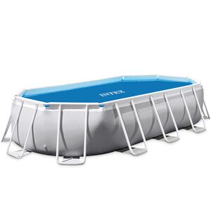 Bâche à bulles pour piscine Intex ovale Modèle - Piscine ovale 4,00 x 2,00m - Publicité