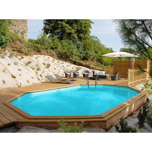 Sunbay Piscine bois Safran II 6,20 x 3,95 x h1,36m