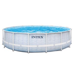 Intex Piscine tubulaire Intex Prism Frame Chevron 4.88 x 1.22m