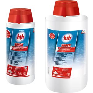 HTH Shock - chlore choc non stabilisé Quantité - 8 kg (2 bidons de 4 kg)