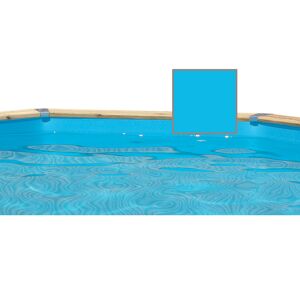 Liner pour piscine bois Ubbink hexagonale Coloris du liner - Bleu, Modèle - Hexagonale 4,10 x h1,20m - Publicité