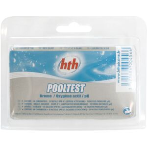 HTH Pooltesteur Brome / Oxygene Actif / pH - pastilles