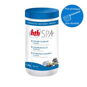 HTH Spa - Chlore stabilise - Granules - 1,2kg