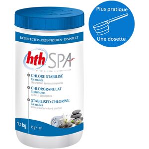 HTH Spa - Chlore stabilisé - Granulés - 1,2kg - Publicité