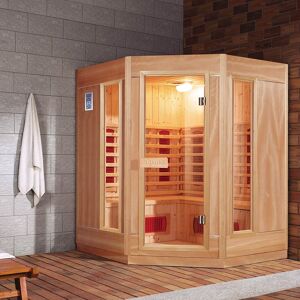 Bain et Confort Sauna infrarouge 3 à 4 places Ethis - Publicité