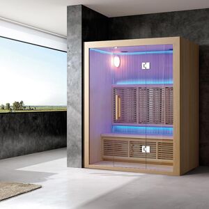 Bain et Confort Sauna infrarouge 3 à 4 places Largo - Publicité