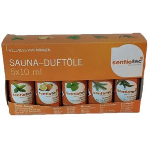 Helo Kit de 5 senteurs sauna (menthe - eucalyptus - orange - epicea - melisse)