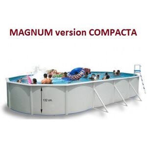 Piscine hors sol ovale 550 x 366 cm x 132 cm H Magnum COMPACTA