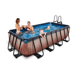 Piscine autoportante Wood 400x200x100cm avec filtre a cartouche