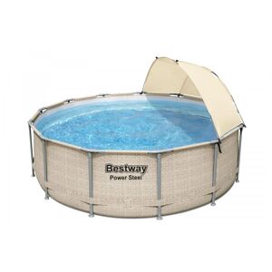 Piscine ronde Power Steela¢ Bestway tubulaire 396 x 107 cm