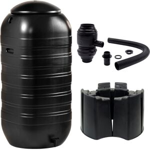 Kit Récupérateur d'eau de pluie 250 L + réhausse +