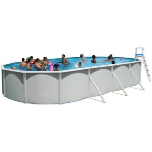 Piscine hors sol OVALE 550 x 366 cm x 120 cm H + filtre a sable de 4.5 m3/h