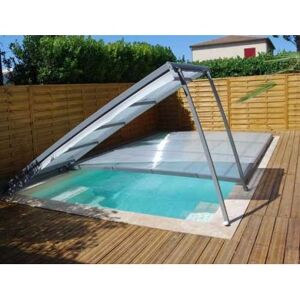 Abri piscine en kit : Plat amovible pour piscine 8 x 4 m