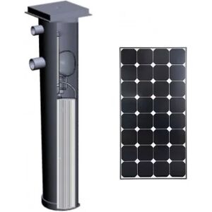 Bloc filtration BIO FILTRE 25 m3 : 1 module + Panneau photovoltaïque 100w