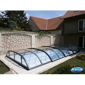 Abri piscine Dallas Clear A : 407 x 646 x 82 cm