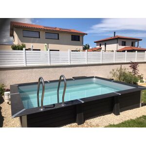 Piscine composite rectangulaire 4/2 Edaline Pool : 5.76 x 3.11 x 1.47 m