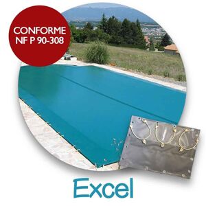 Excel Bâche d'hiver pour piscine coque Excel : modèle SYMPHONY 10,00x4,20m