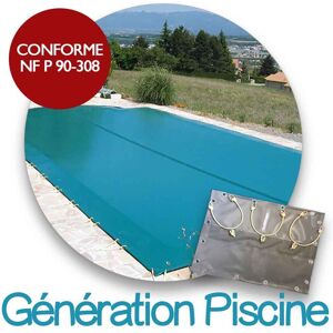 génération piscines Bâche d'hiver pour coque génération piscines : modèle Port Pin 65 ce1 7,74 x 3,45m