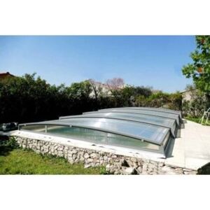 Abri piscine en kit 420 x 360 cm 330 m Bassin de 4 x 250 m