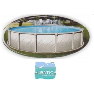 Liner 75/100eme piscine Albatica ovale 7.10 x 3.66 x 1.32 m - Bleu ciel