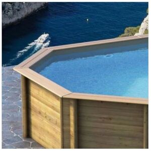 Liner piscine bois Cerland 640x400 Tropic octo 640 Weva octo 640 h 120 cm