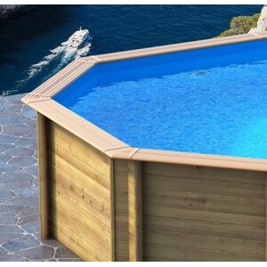 Vivapool Liner piscine bois Viva Pool HEXA 430 x 124 cm