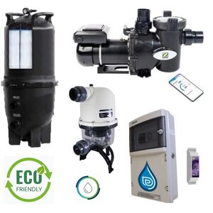 Kit filtration ecologique LUXE : 22 m3/h