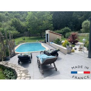 Piscine coque design Tignes de 600X340X150M Filtration sable en kit