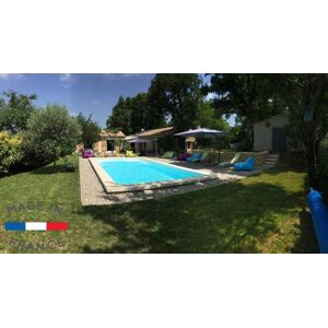 Piscine en coque AVORIAZ de 910X400X150M Filtration sable en kit 15m3