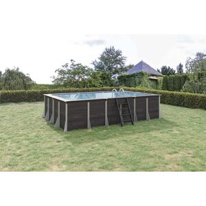 Piscine composite : PORTBAIL : Rectangle 485 x 326 x 123 cm