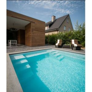 Piscine coque Sparte 11 1110 x 370 x 150 m ECO pieces a sceller sans filtration