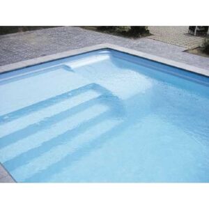 Piscine coque BYZANCE 8 820 x 420 x 150m LUXE local enterre Capot Plat