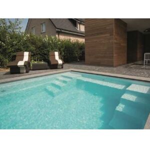 Piscine coque Sparte 7 745 x 360 x 150 m LUXE local enterre Capot rocher