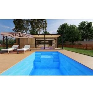 Piscine coque Olympie 5 320 x 620 x 148 m LUXE filtration Coffre PVC