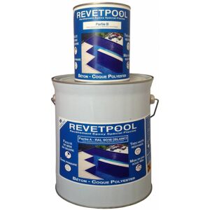 Peinture epoxy Revetpool Blanc de 8,5KG