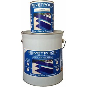 Peinture époxy Revetpool Blanc de 8,5KG