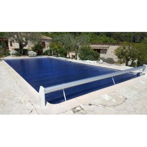 Volet roulant piscine Silver-Roll polycarbonate : 6.00 x 3.03 m