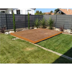 Terrasse mobile pour piscine 250 x 400 m plateau longueur 290 x 410 m