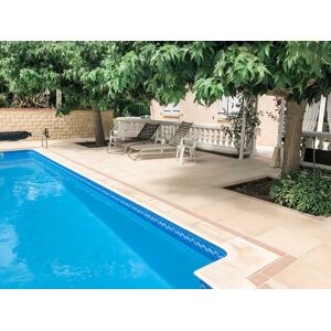 Margelle piscine plate TOULOUSAINE : bassin de 4.00 x 2.50 m