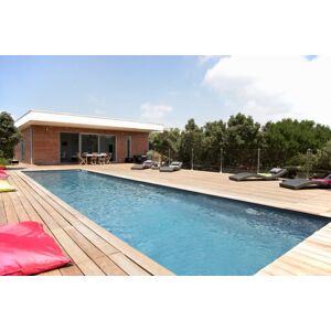 piscine en kit bloc luxe couloir de nage 13 x 3 x 1.50 m