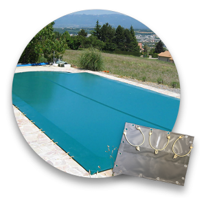 Bache d'hiver pour piscine TAHITI 4.97 x 8.08 m + ESC 3M00 - Aquilus