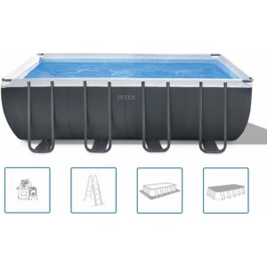 Intex Ultra XTR Rectangular Frame Pools Piscine 549 x 274 x 132 cm filtration 26356GN - Publicité