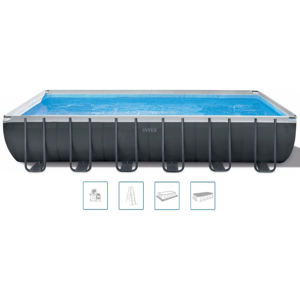 INTEX Ultra XTR Rectangular Frame Pool Set Piscine 732 x 366 x 132 cm 26364NP